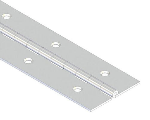 Шарнир рояля крытой двери стальной длинный непрерывный 16 дюймов с другими цветами