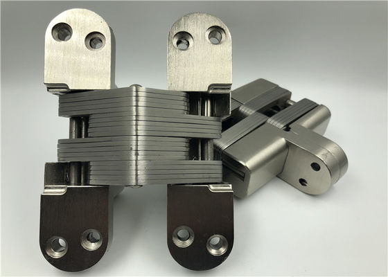 Шарнир высокой твердости сверхмощный невидимый с поверхностью никеля сатинировки
